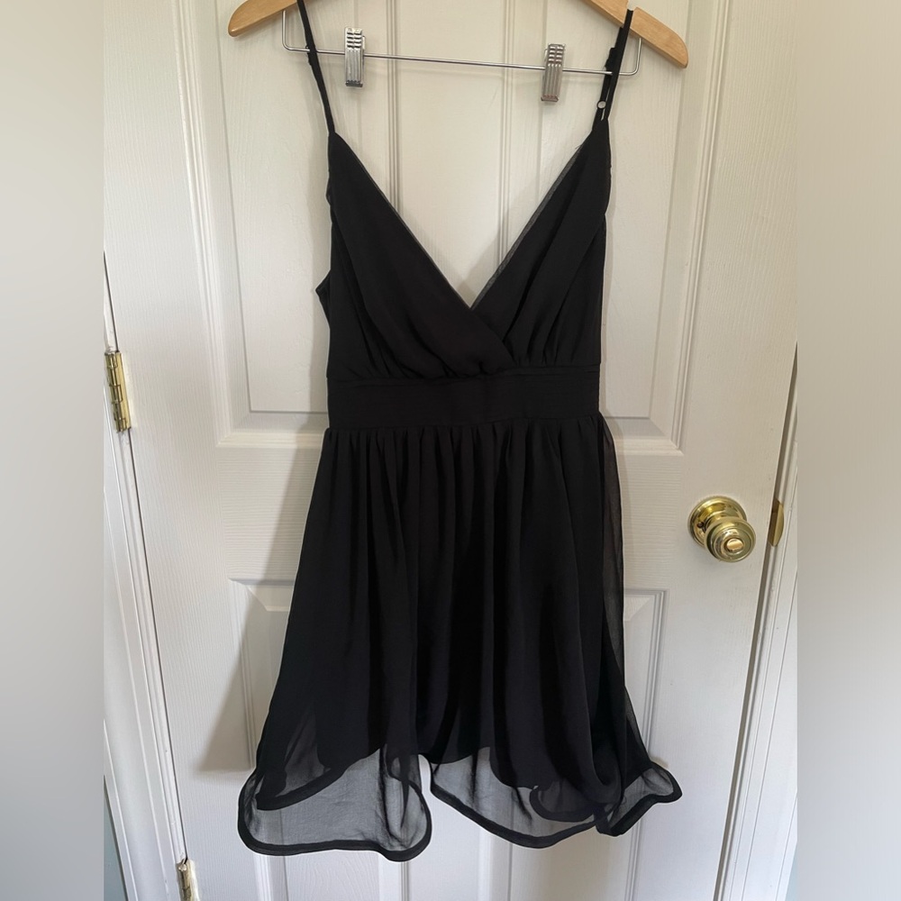 Moonlight curly hem cocktail dress